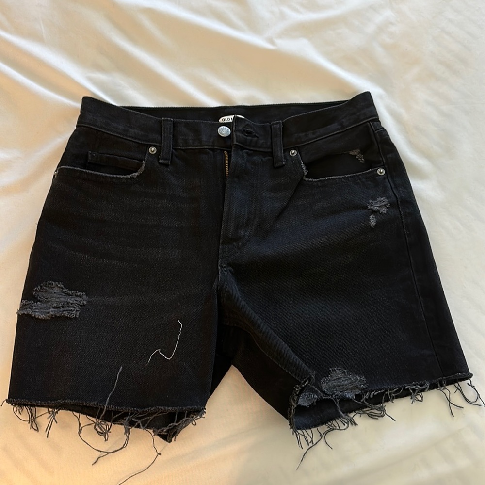 Old Navy Black Jean Shorts